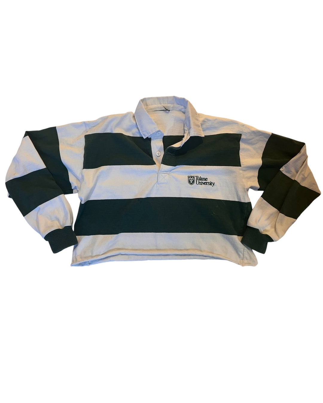 Tulane Vintage Cropped Rugby
