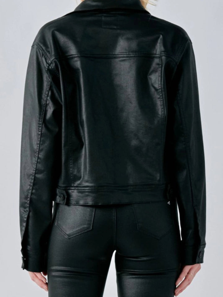 Betty Boop Oversized Coated Jacket