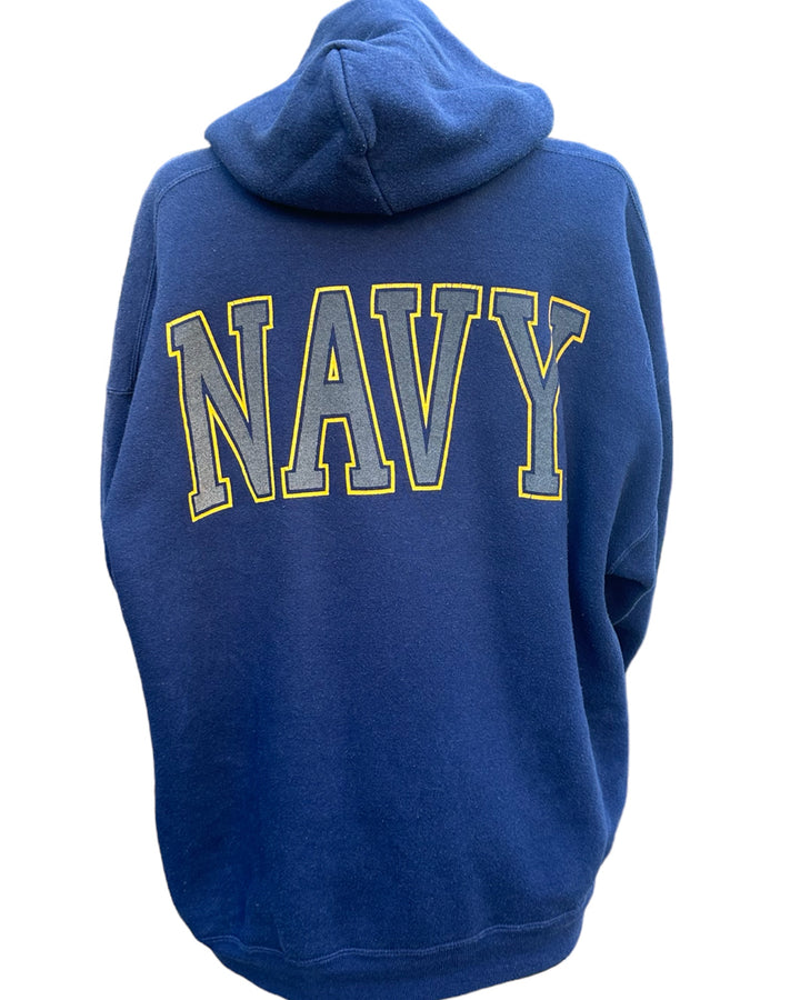 Navy Vintage Doubl Sided Sweatshirt
