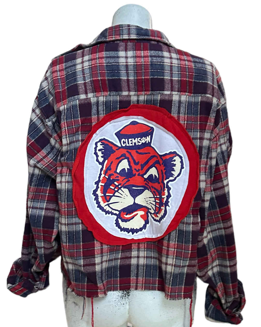 Clemson Patched Flannel