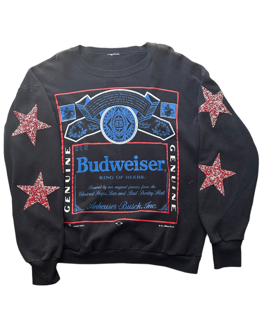 Budweiser Vintage Star Patched Sweatshirt
