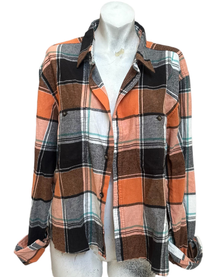 Led Zeppelin Patched Flannel
