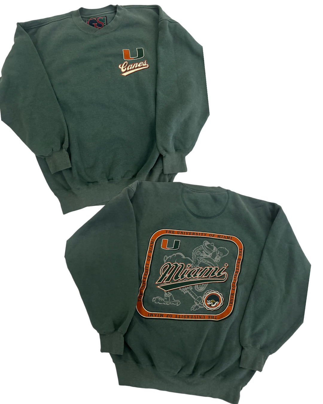 Miami Vintage Double Sided Sweatshirt