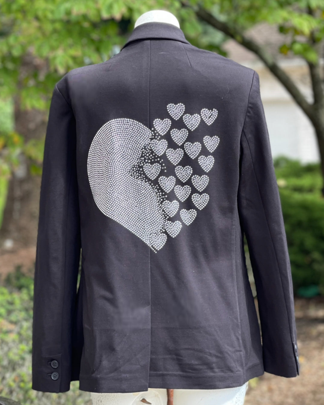 Bursting Heart Blazer- Silver