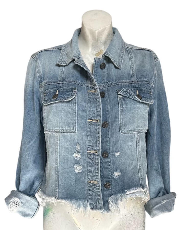 Patched Yankees Jean Jacket