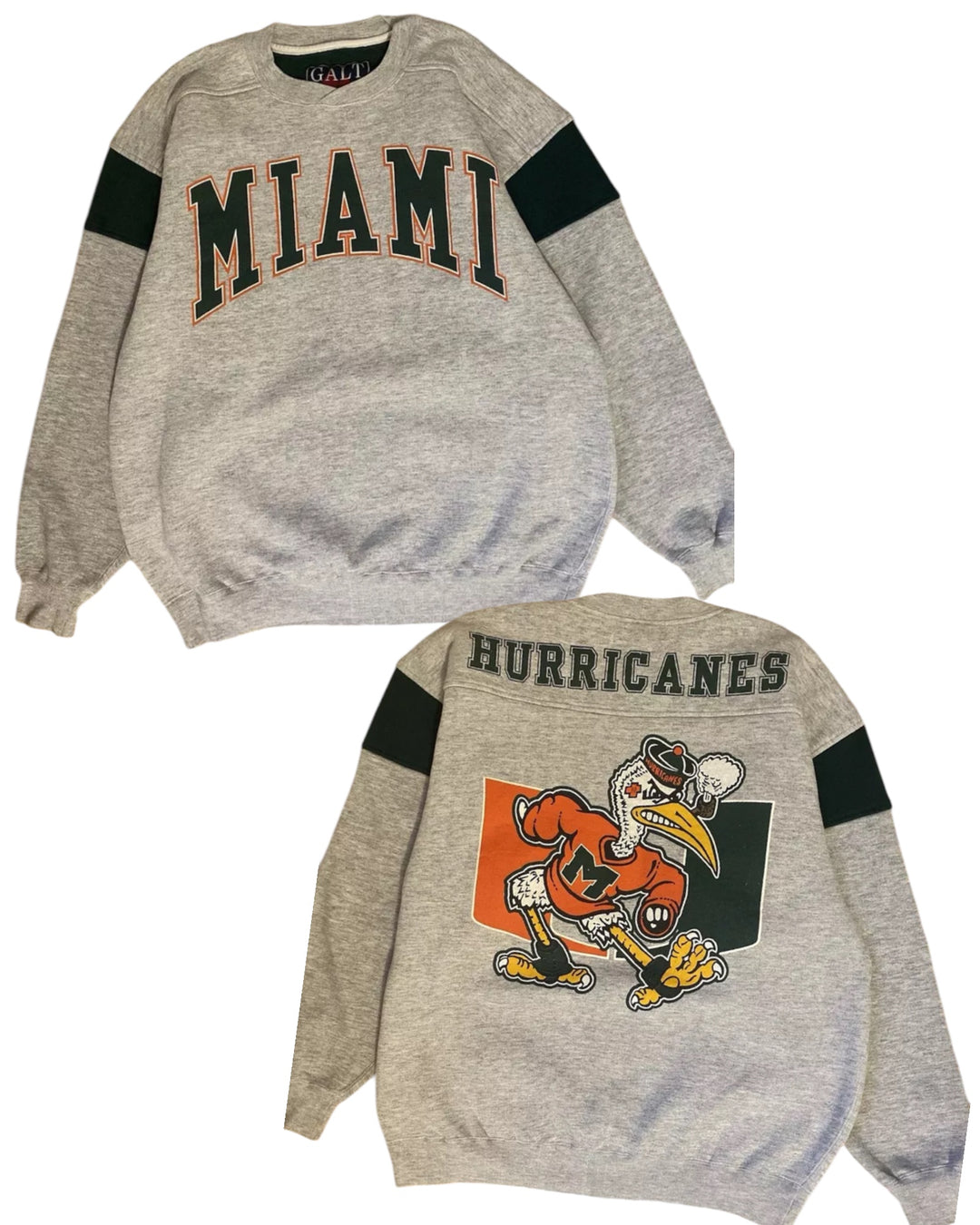 Miami Vintage Double Sided Sweatshirt