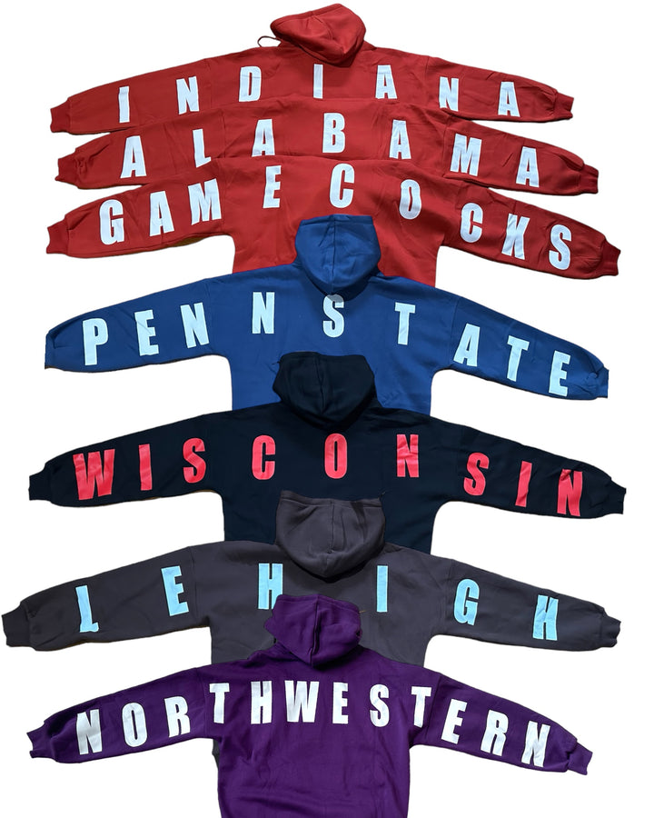 College Spell-Out Sweatshirts