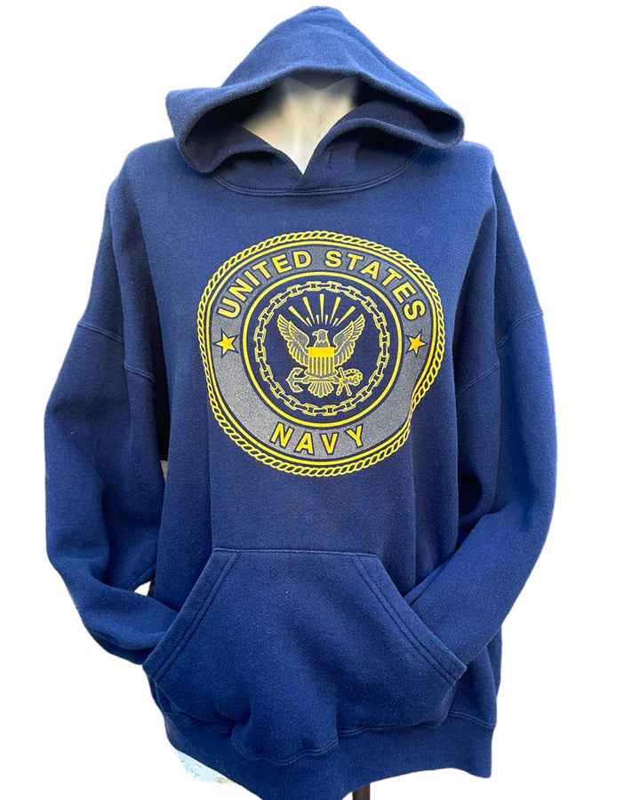 Navy Vintage Doubl Sided Sweatshirt