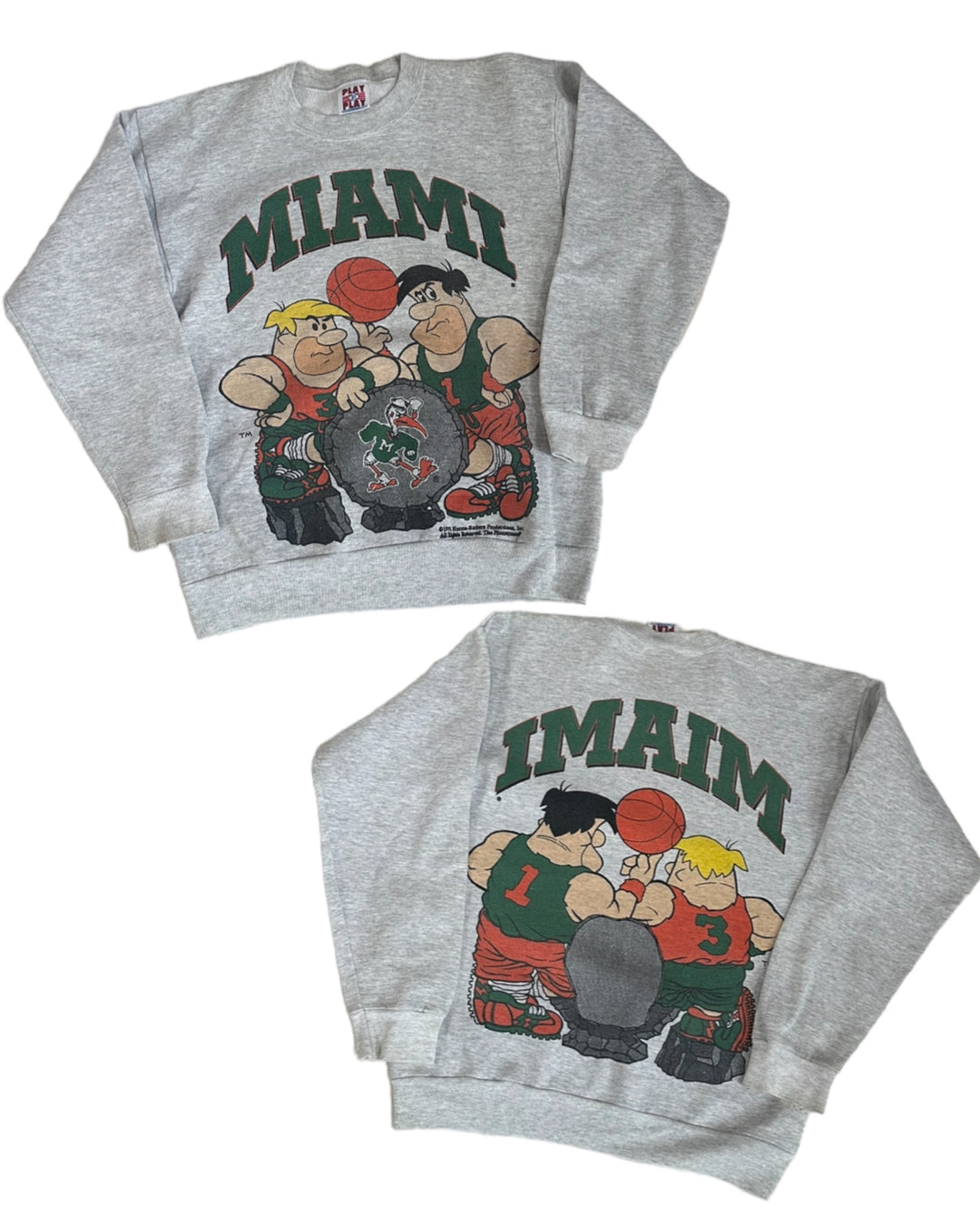 Miami Rare Vintage Flintstones Sweatshirt