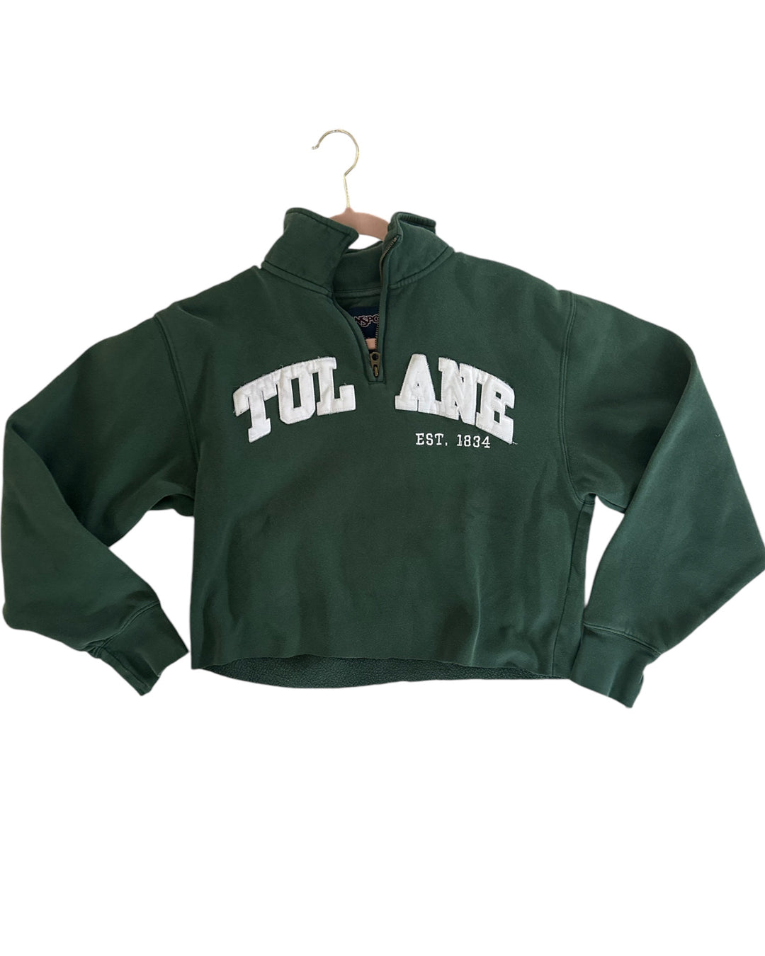Tulane Vintage Cropped Sweatshirt