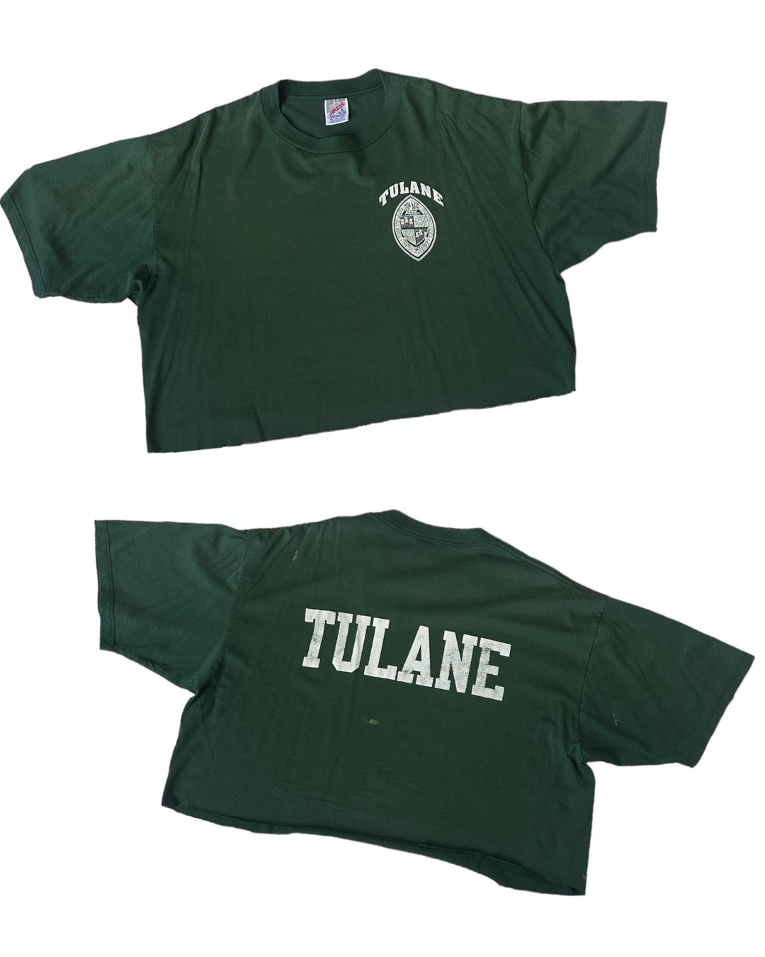 Tulane Vintage Cropped Graphic T-Shirt