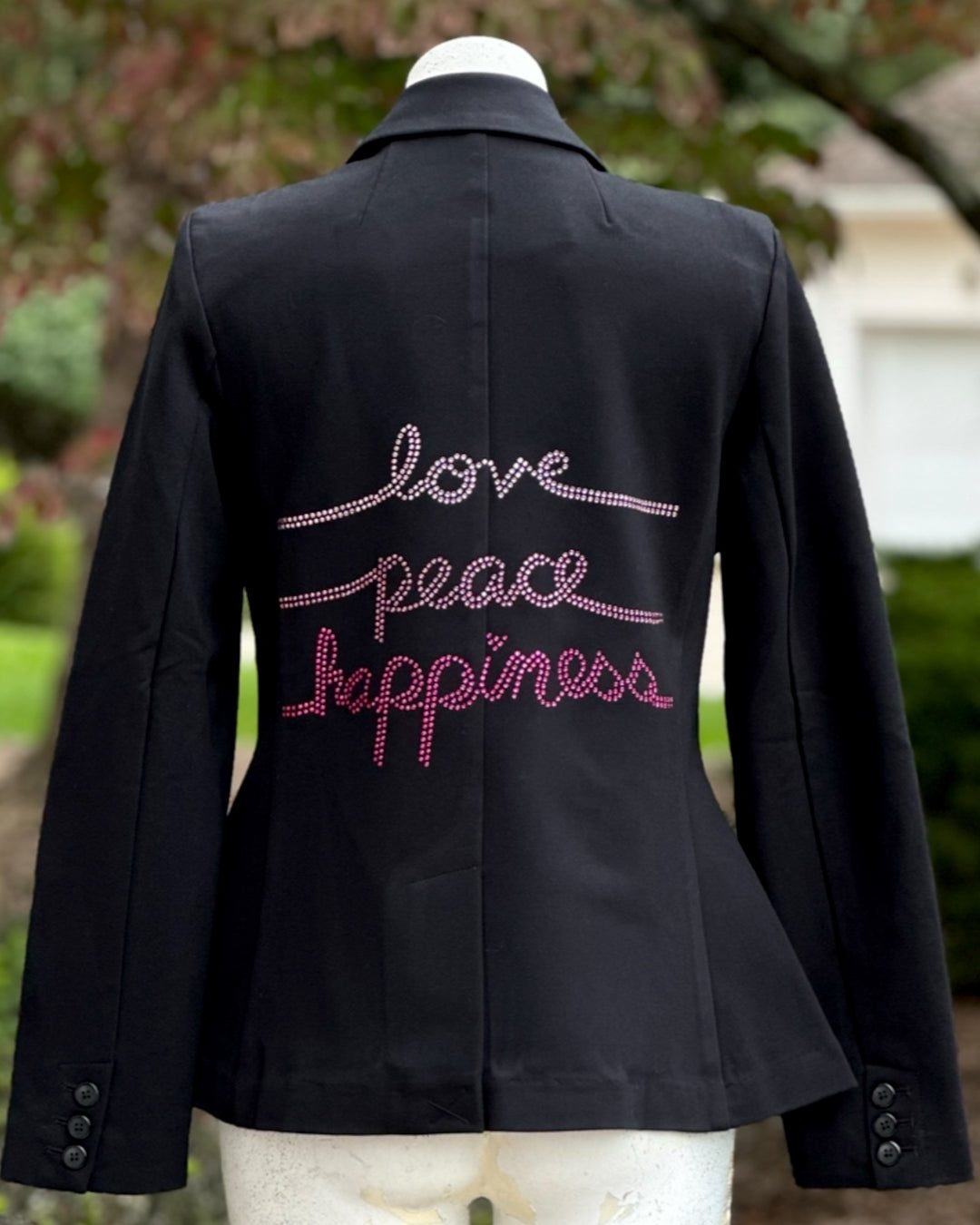 Love Peace Happiness Blazer