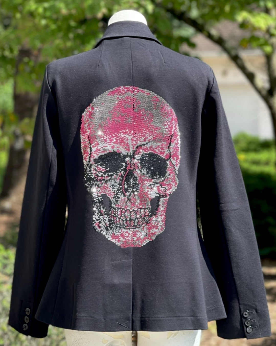 Skull Blazer- Pink