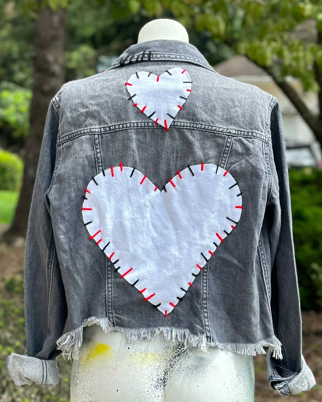 Embroidery Reworked Patched Jacket