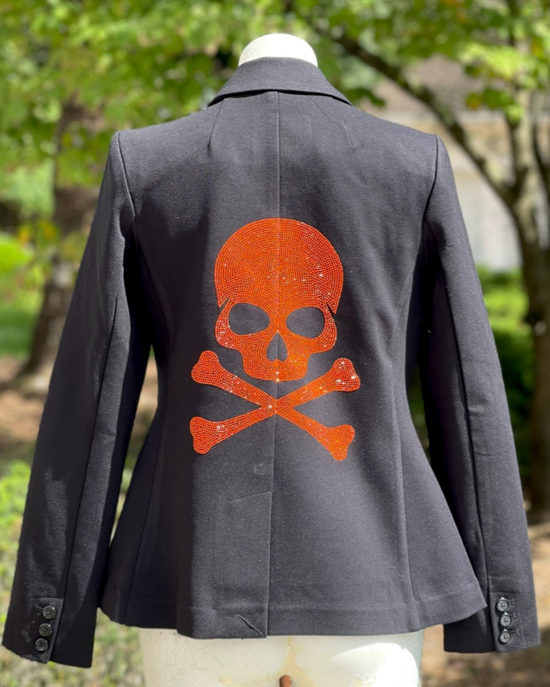 Skull and Bones Blazer- Orange