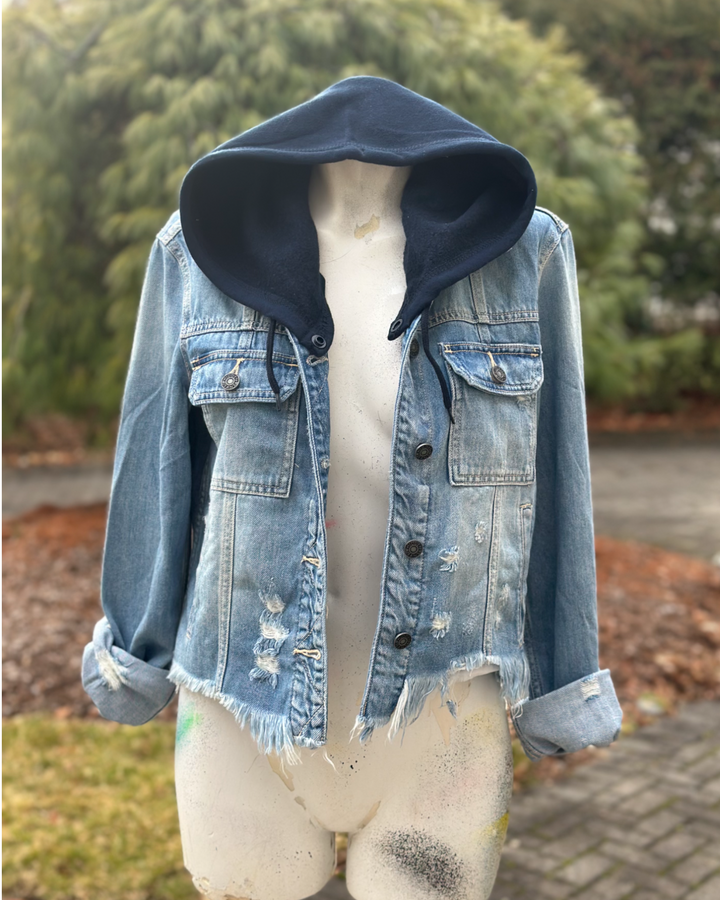University of Virginia Patched Jean Jacket