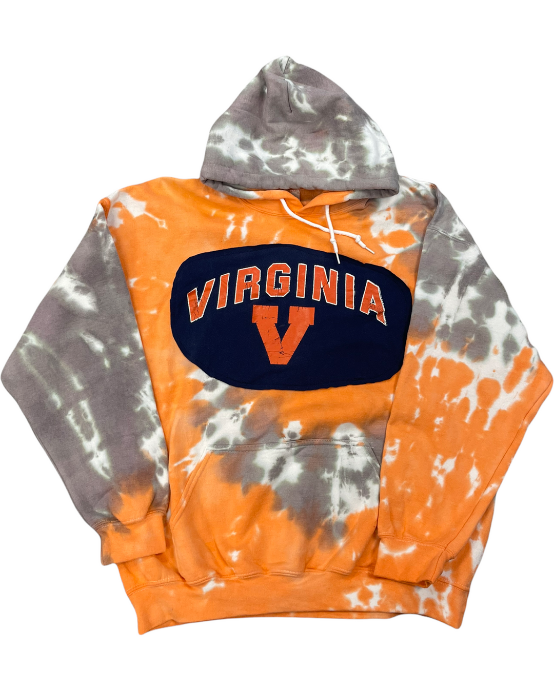 UVA Patched Tie Dye Sweatshirt