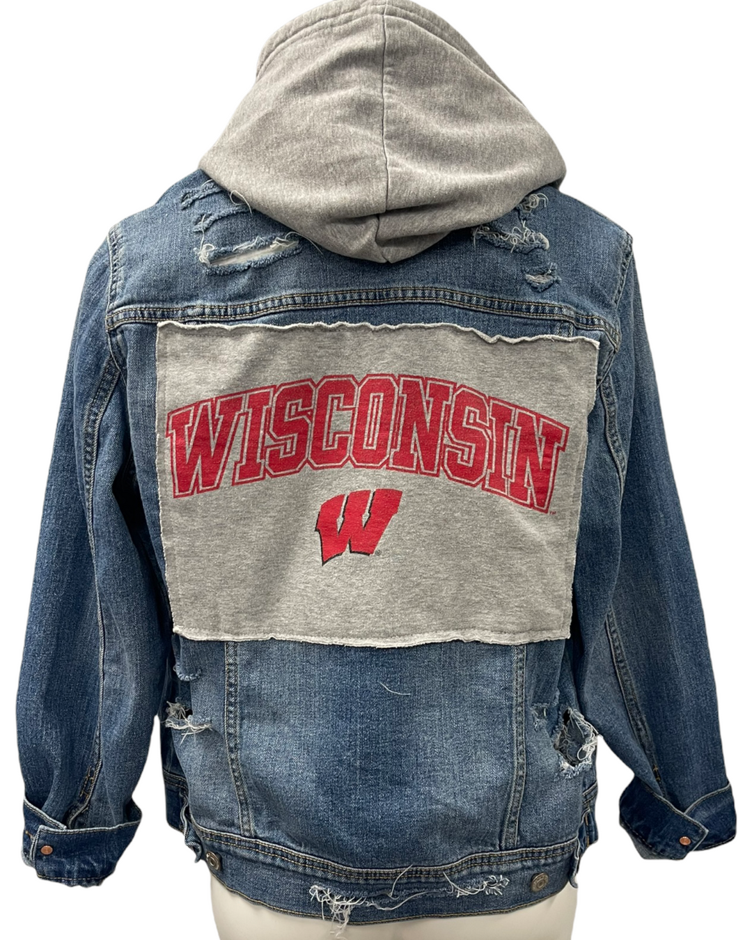 Wisconsin Patched Jean Jacket