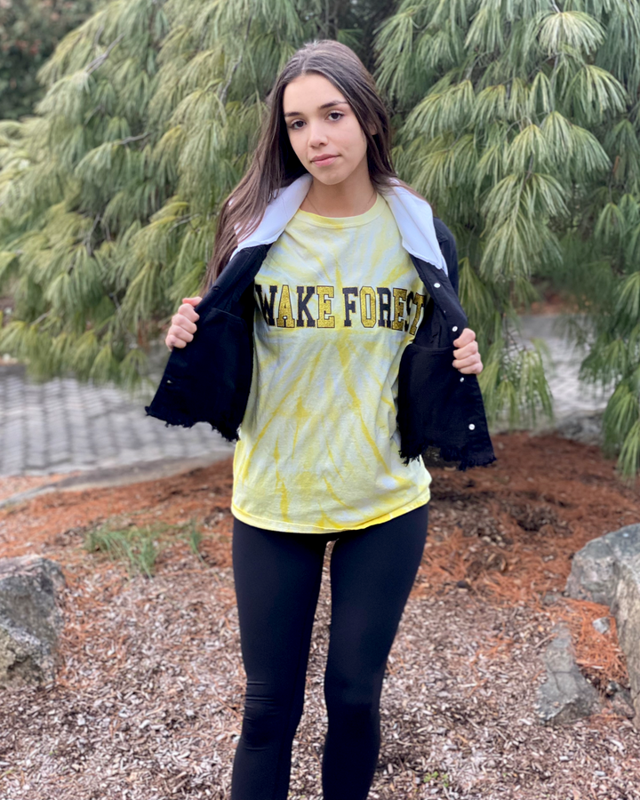 Wake Forest Patched Jean Jacket