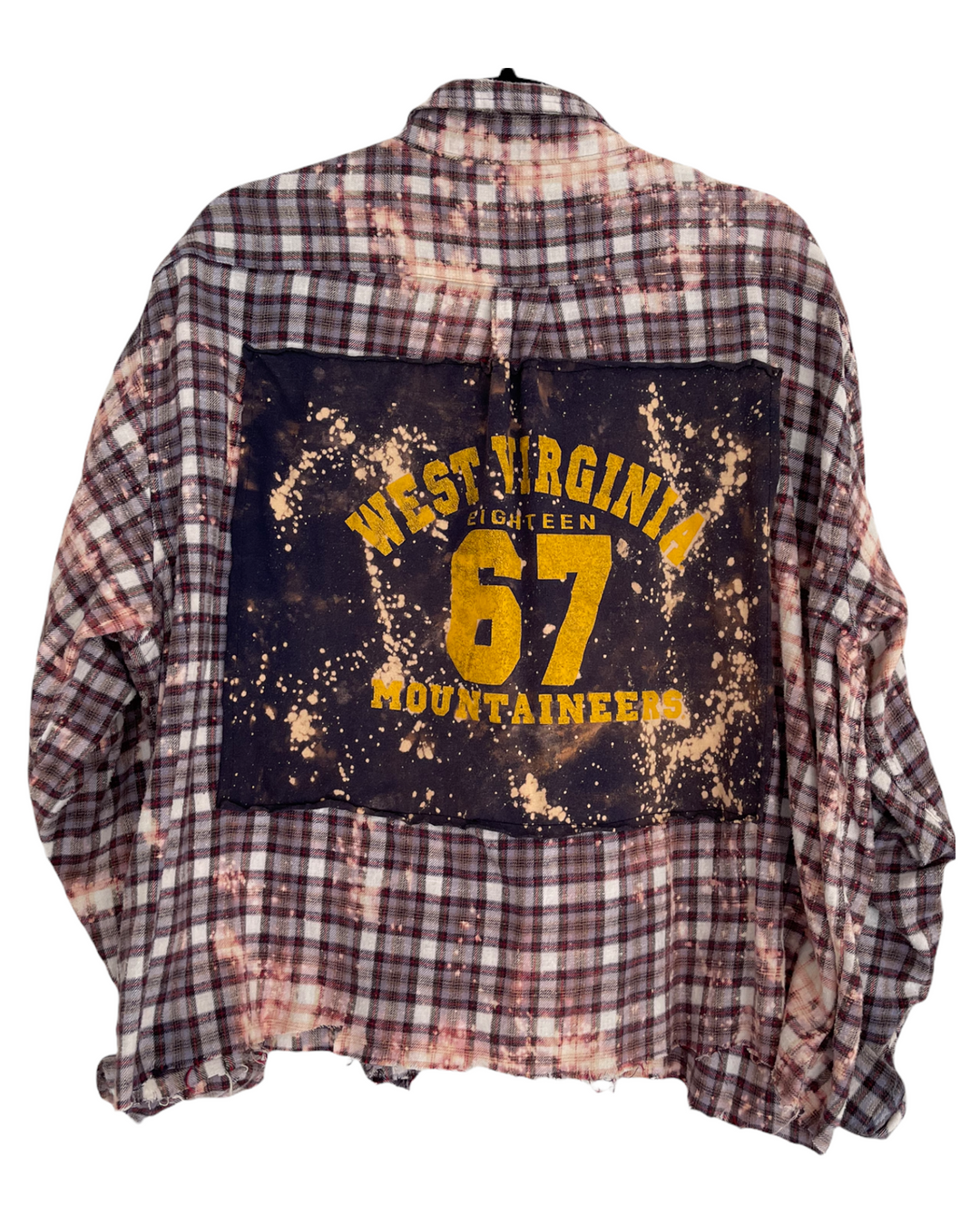 West Virginia Patched Flannel