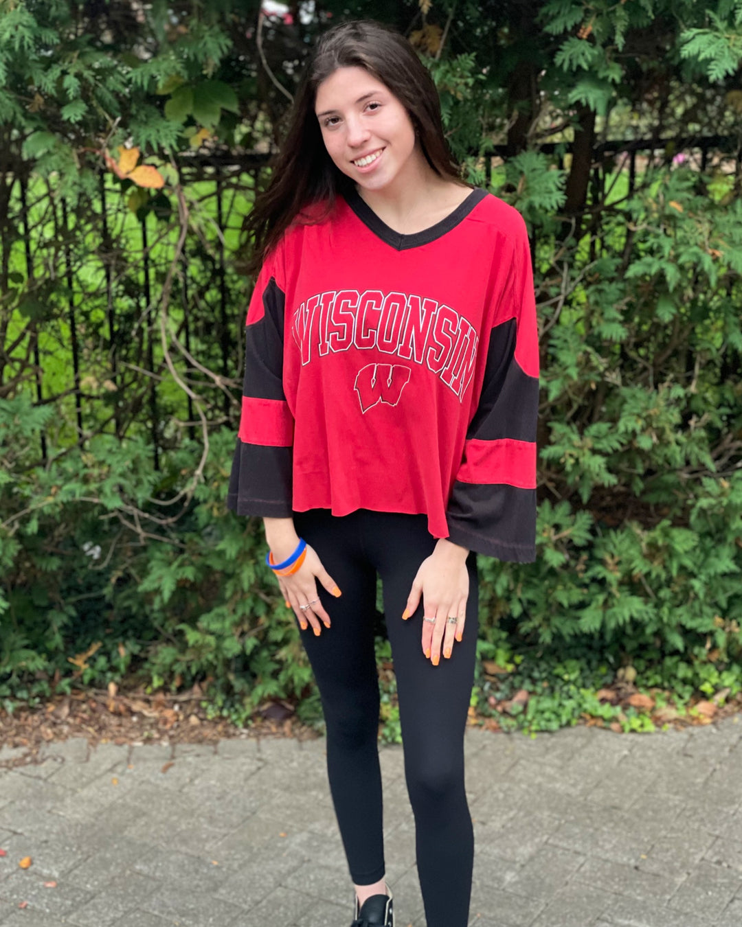 Wisconsin Vintage Cropped T-Shirt