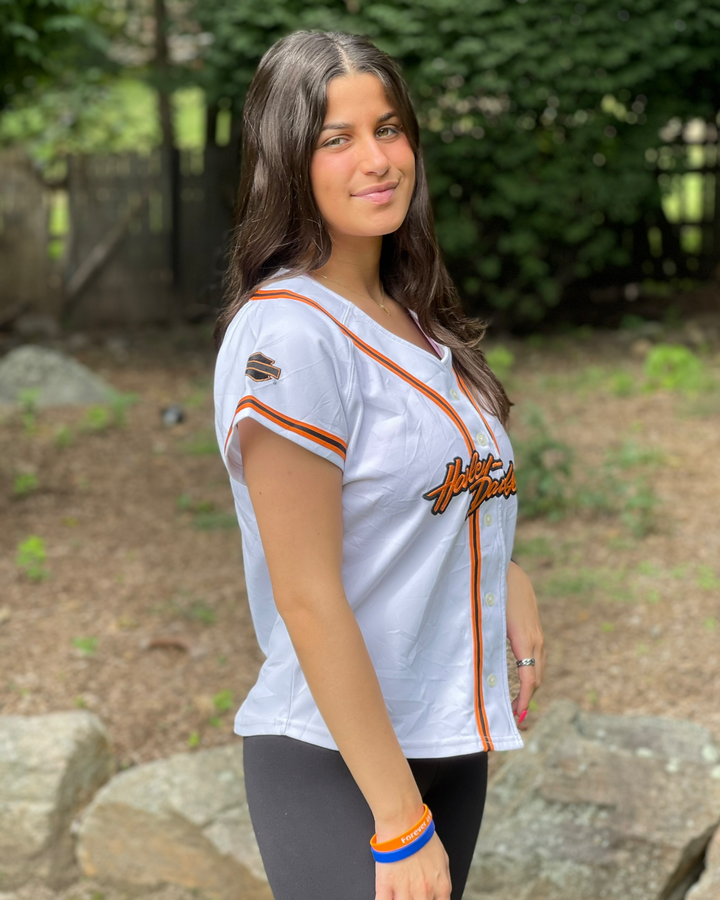 Vintage Harley Button Up Jersey