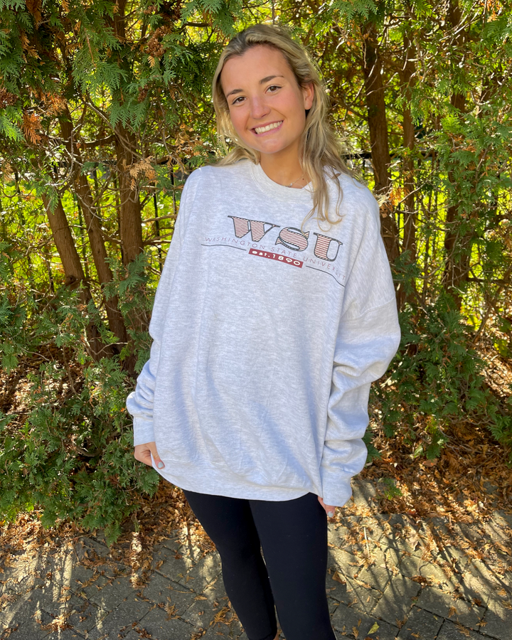 Washington U Vintage Crewneck