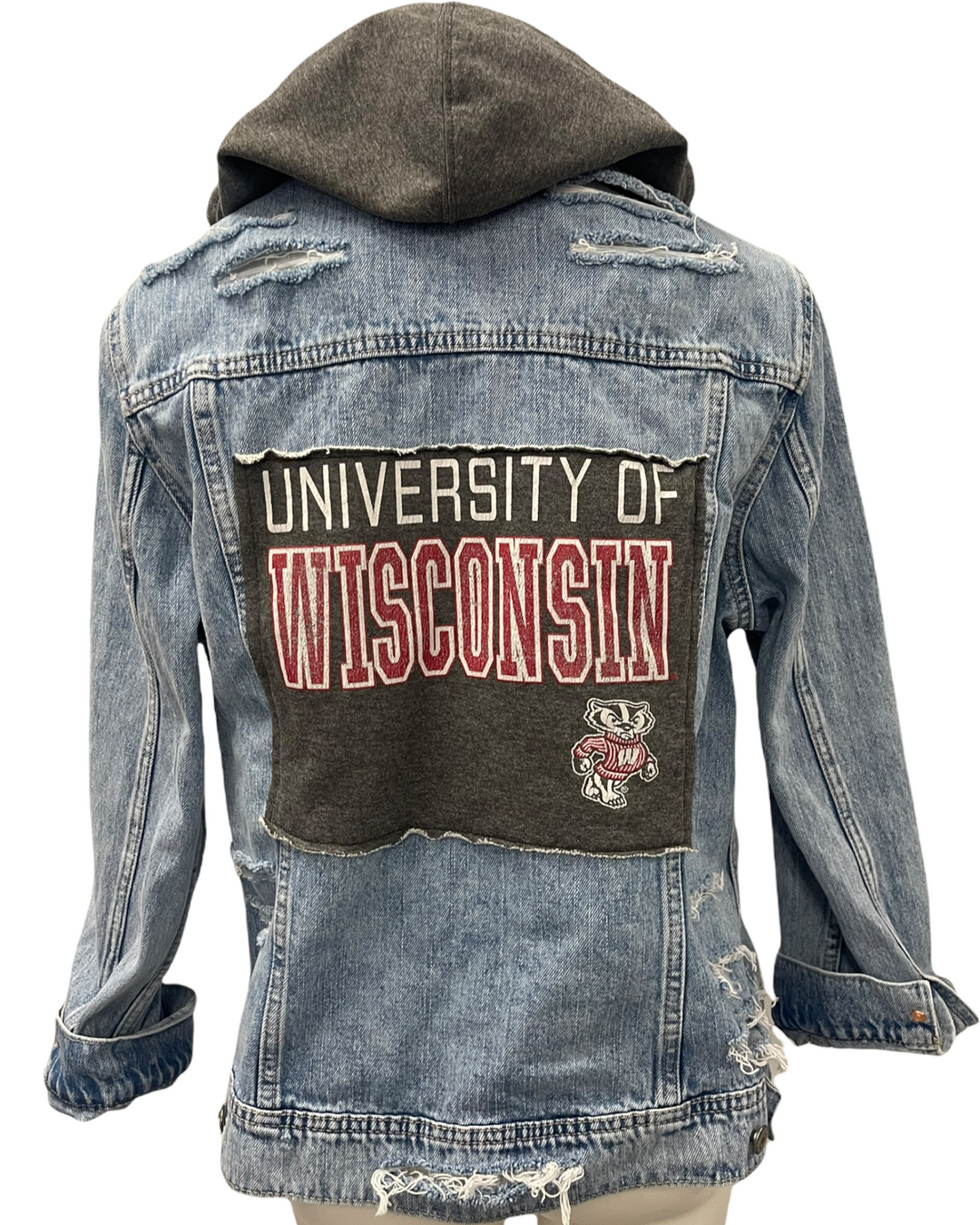 Wisconsin Patched Jean Jacket