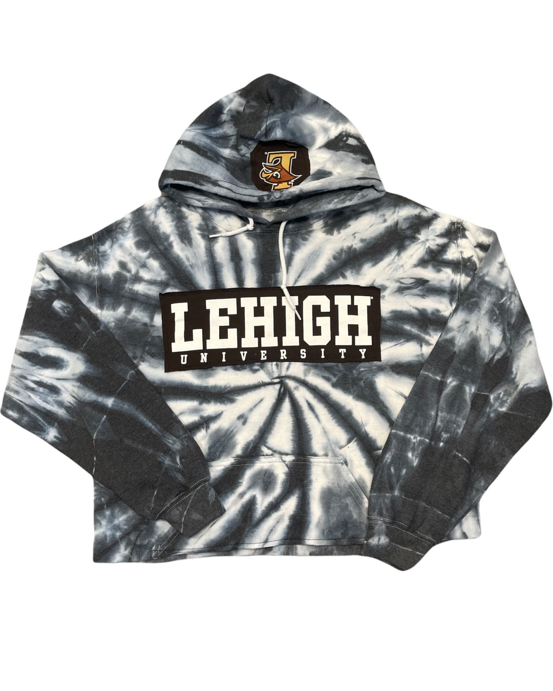Lehigh Patched Tie Dye Sweatshirt