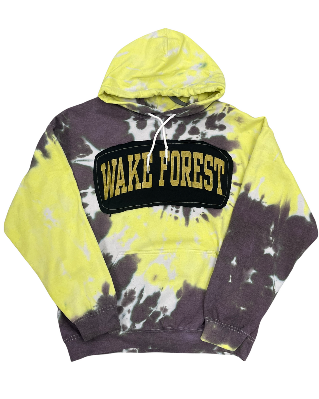 Wake Forest Patched Tie Dye Sweatshirt