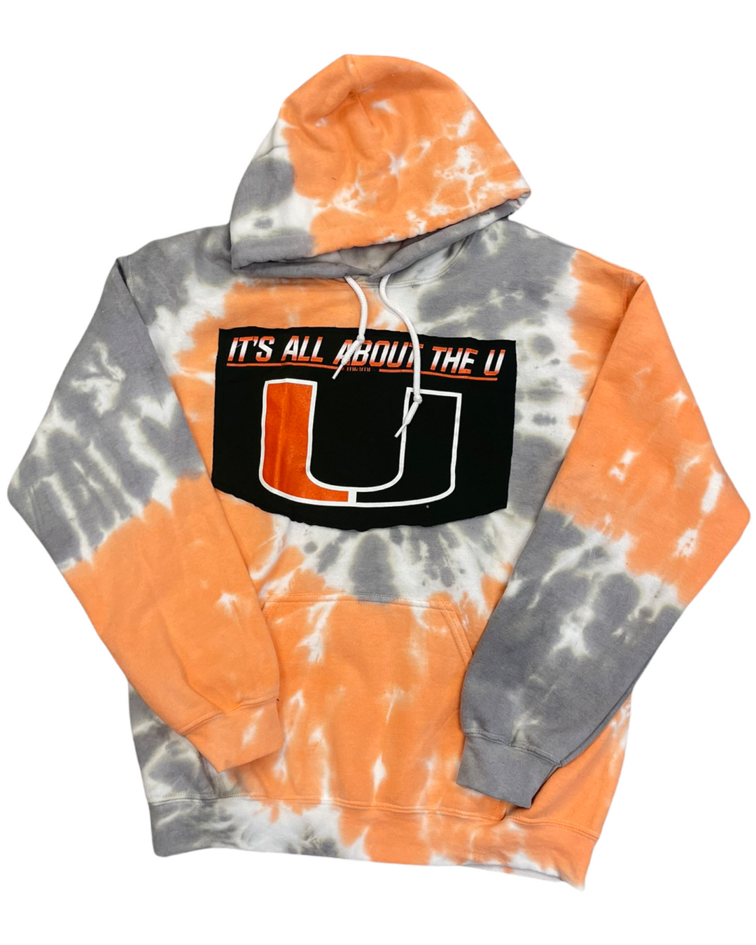 Miami Patched Tie Dye Sweatshirt