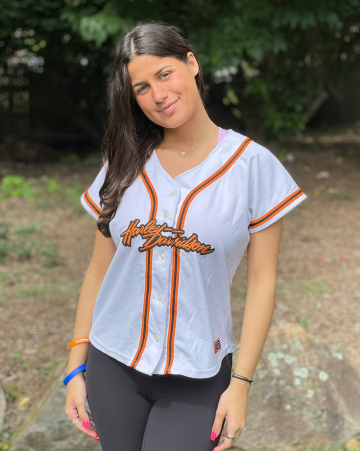 Vintage Harley Button Up Jersey