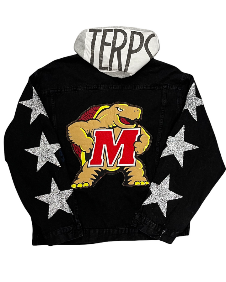 Maryland Patched and Embellished Jean Jacket