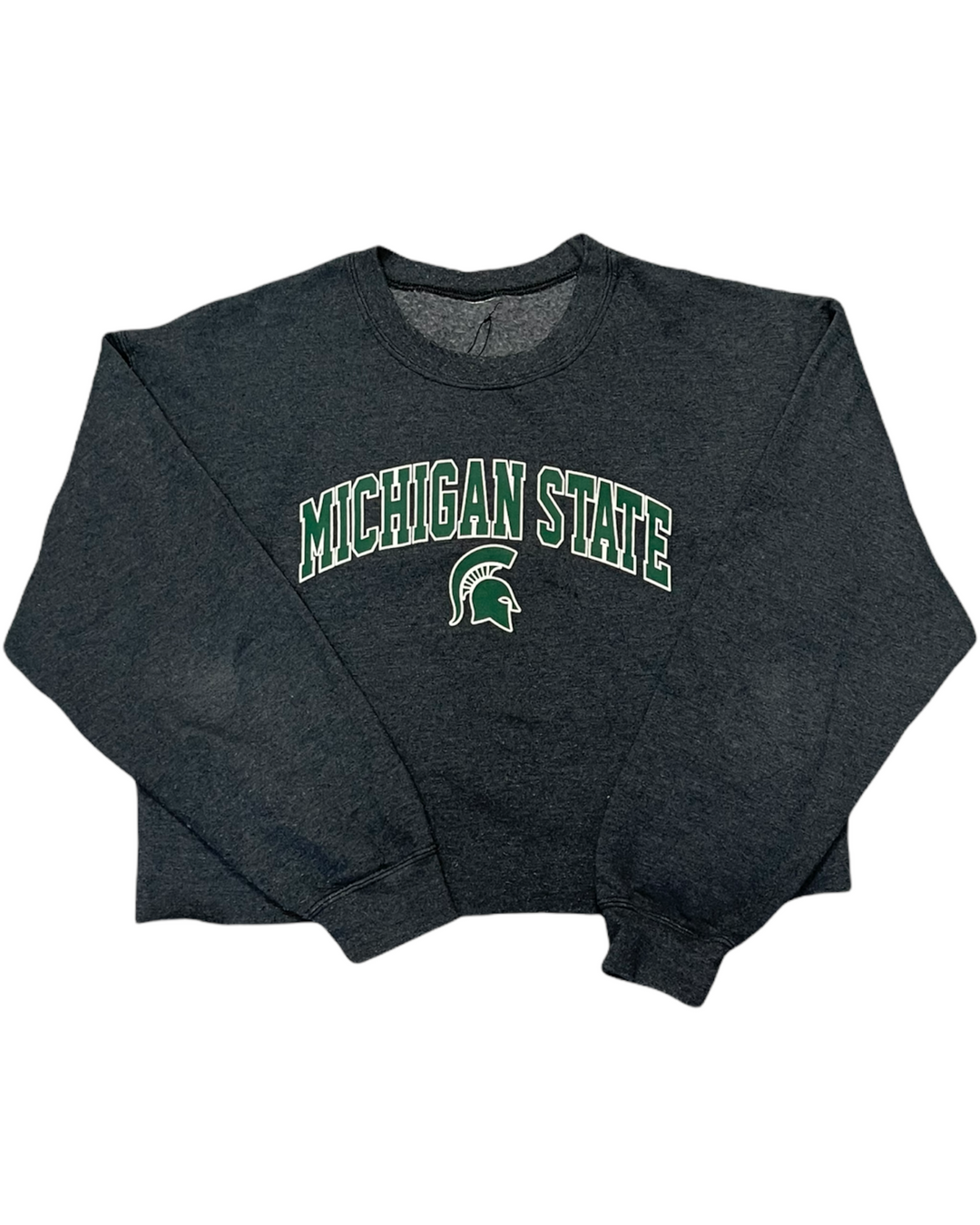 Michigan State Vintage Cropped Sweatshirt