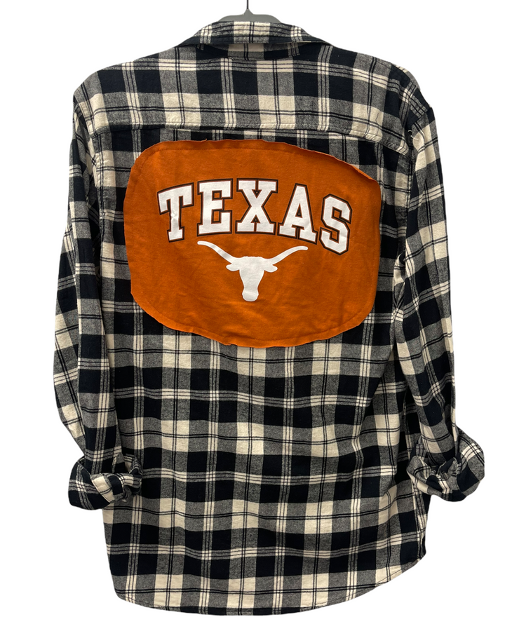 Texas Reworked Patched Flannel