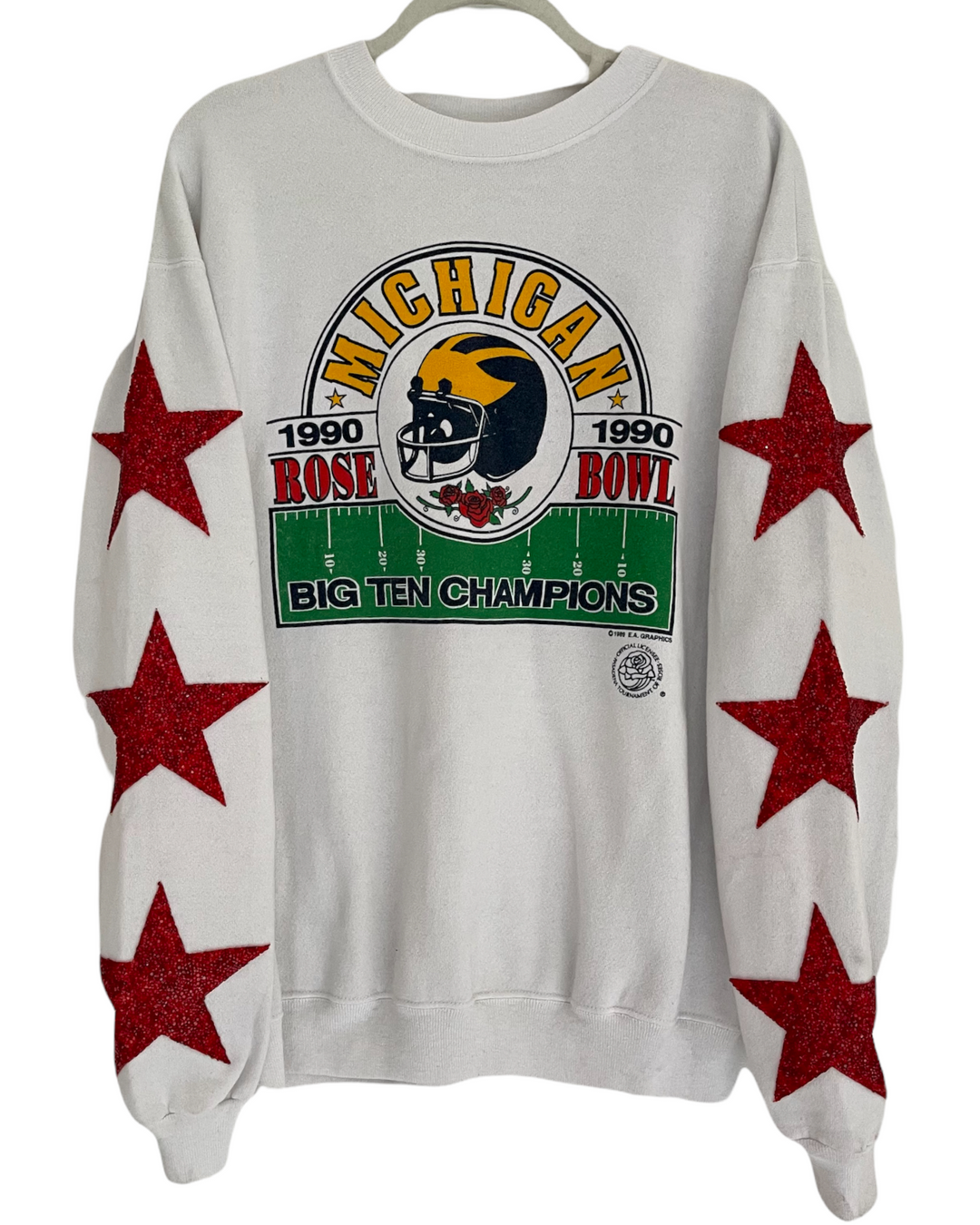 Michigan Vintage Star Patch Sweatshirt