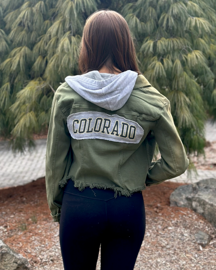 Colorado Reworked Patched Jean Jacket