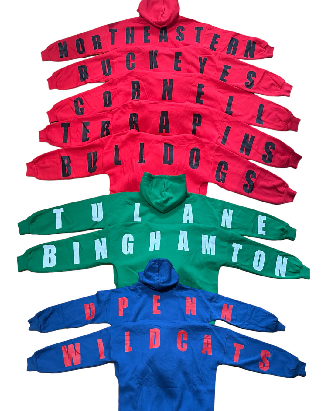 College Spell-Out Sweatshirts