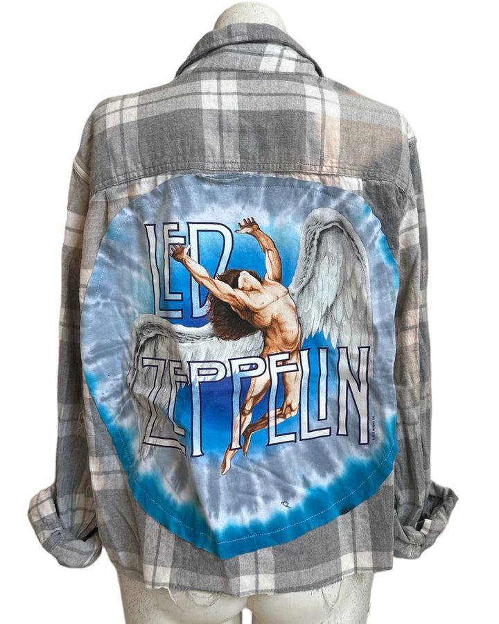 Led Zeppelin Patched Flannel
