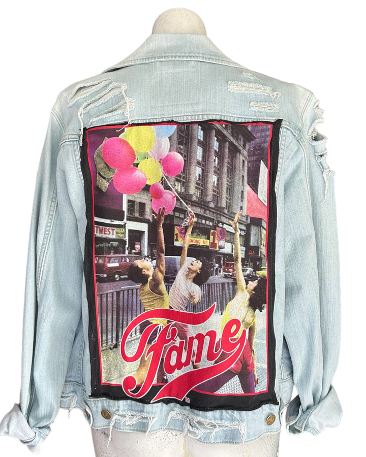 Fame Patched Jean Jacket