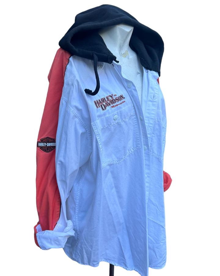 Harley Davidson Vintage Reworked Bowling Shirt