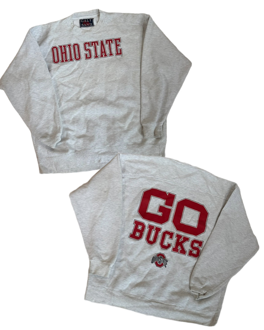 Ohio State Vintage Double Sided Sweatshirt