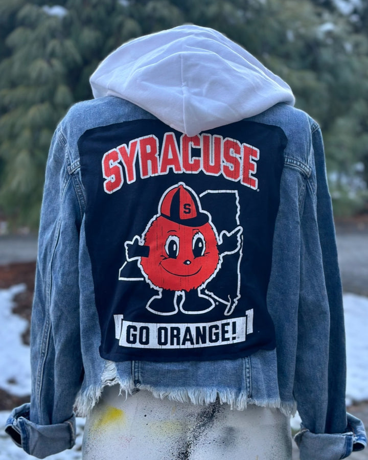 Syracuse Patched Jean Jacket