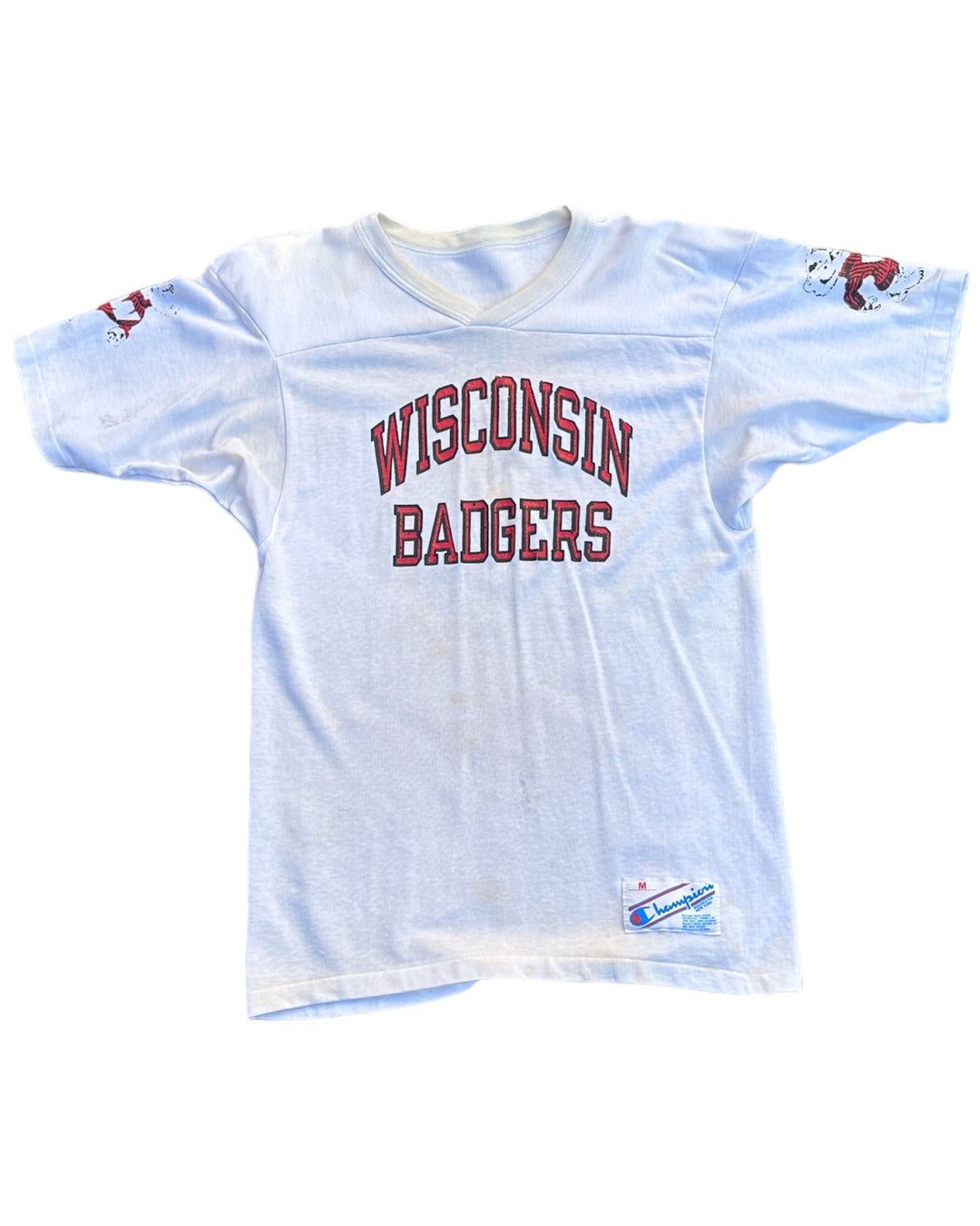 Wisconsin Vintage Jersey- Like T-Shirt
