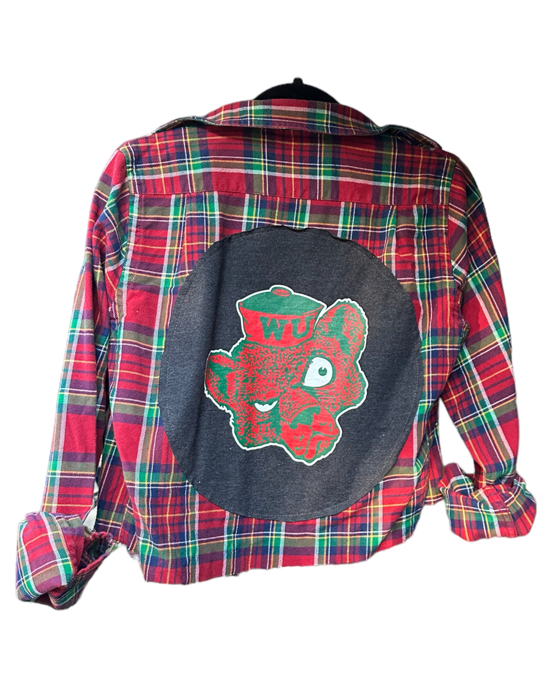 WashU Patched Flannel
