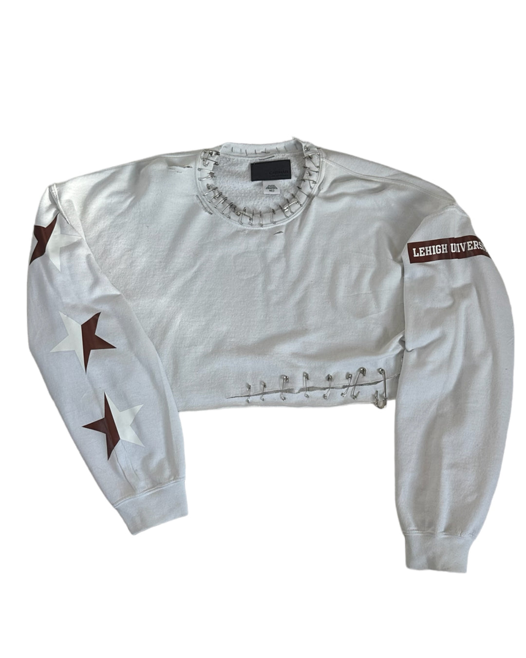 Lehigh Custom Reworked Cropped Sweatshirt