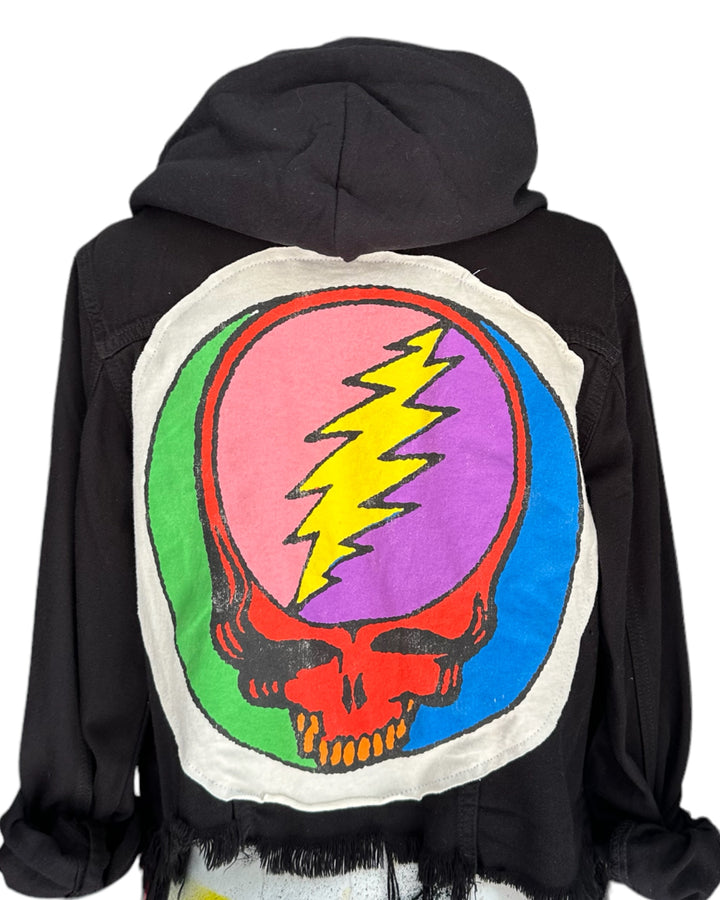 Grateful Dead Patched Jean Jacket