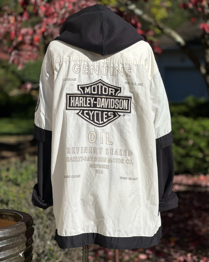 Harley Davidson Vintage Reworked Bowling Shirt