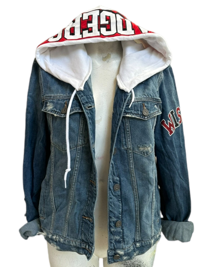 Wisconsin Patched Jean Jacket