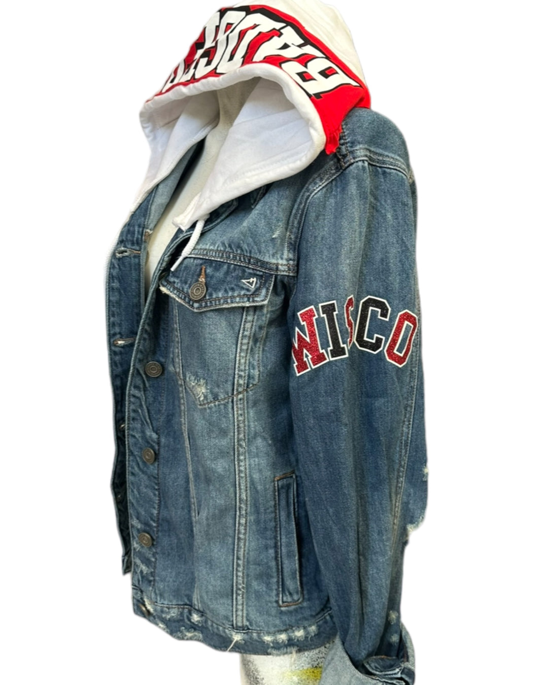 Wisconsin Patched Jean Jacket